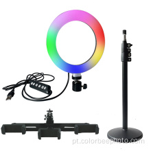 Kit de luz de preenchimento de mesa de anel Rgb de 6 polegadas